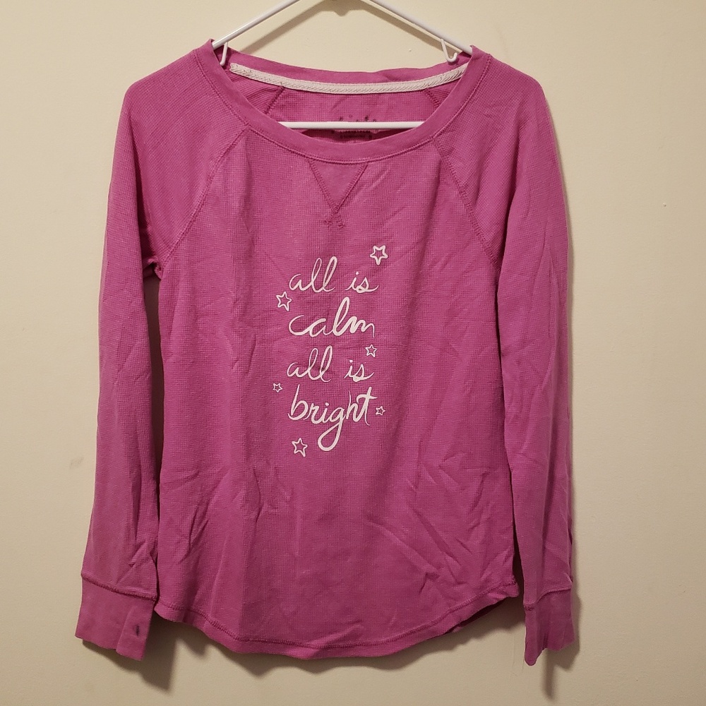 Long sleeve pajama shirt